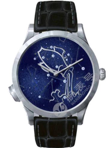 梵克雅宝VCA Midnight_Zodiac_Lumineux-Aquarius诗意星象系列之水瓶座腕表