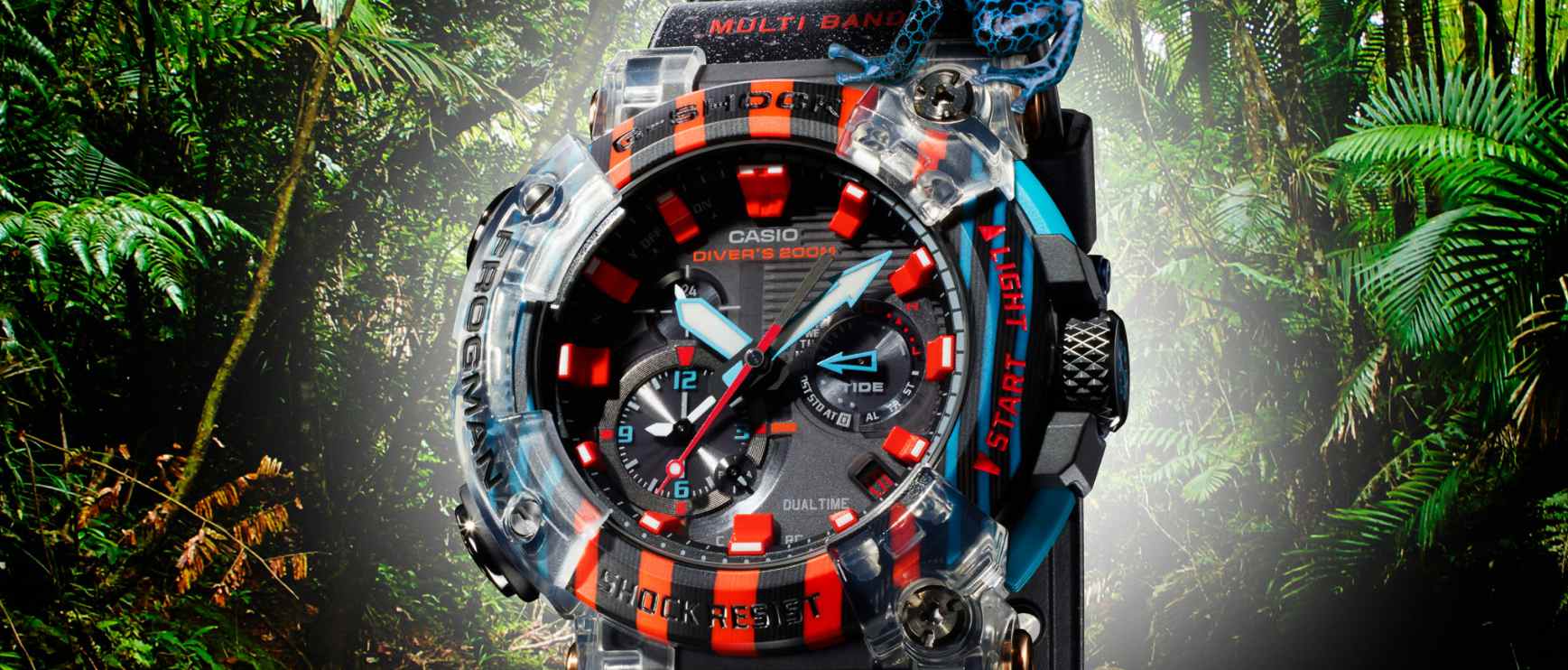 G-Shock 发布新款蛙人运动手表
