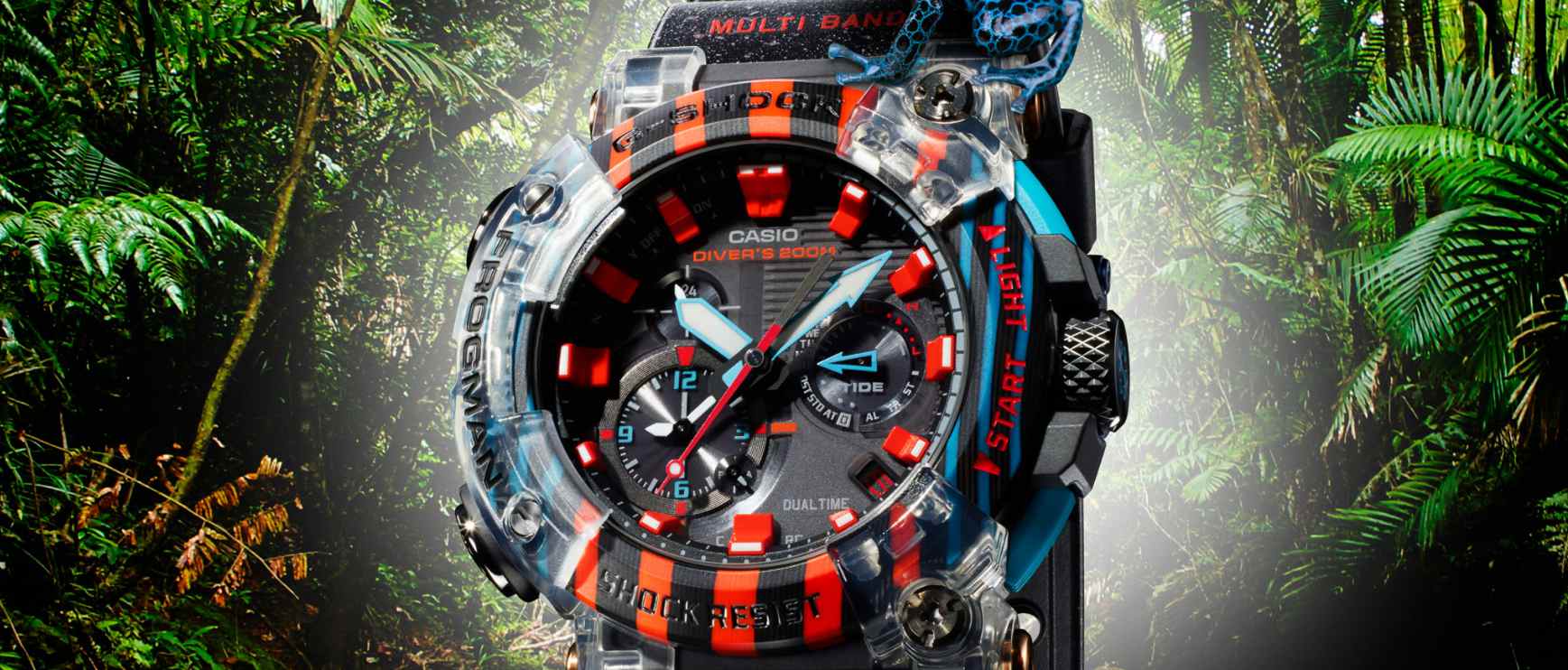 G-Shock 发布新款蛙人运动手表